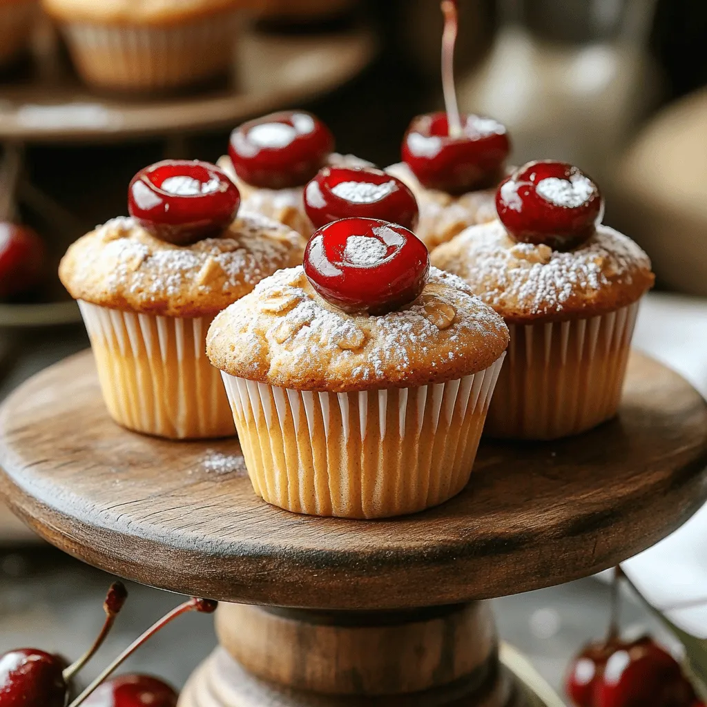 Cherry Oatmeal Cupcakes Deliciously Simple Treat