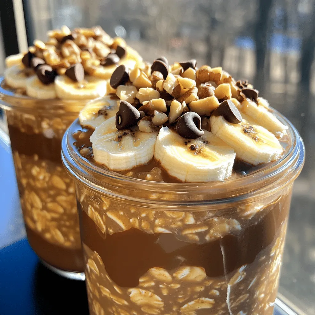 Overnight Mocha Oatmeal Jars Easy Breakfast Delight