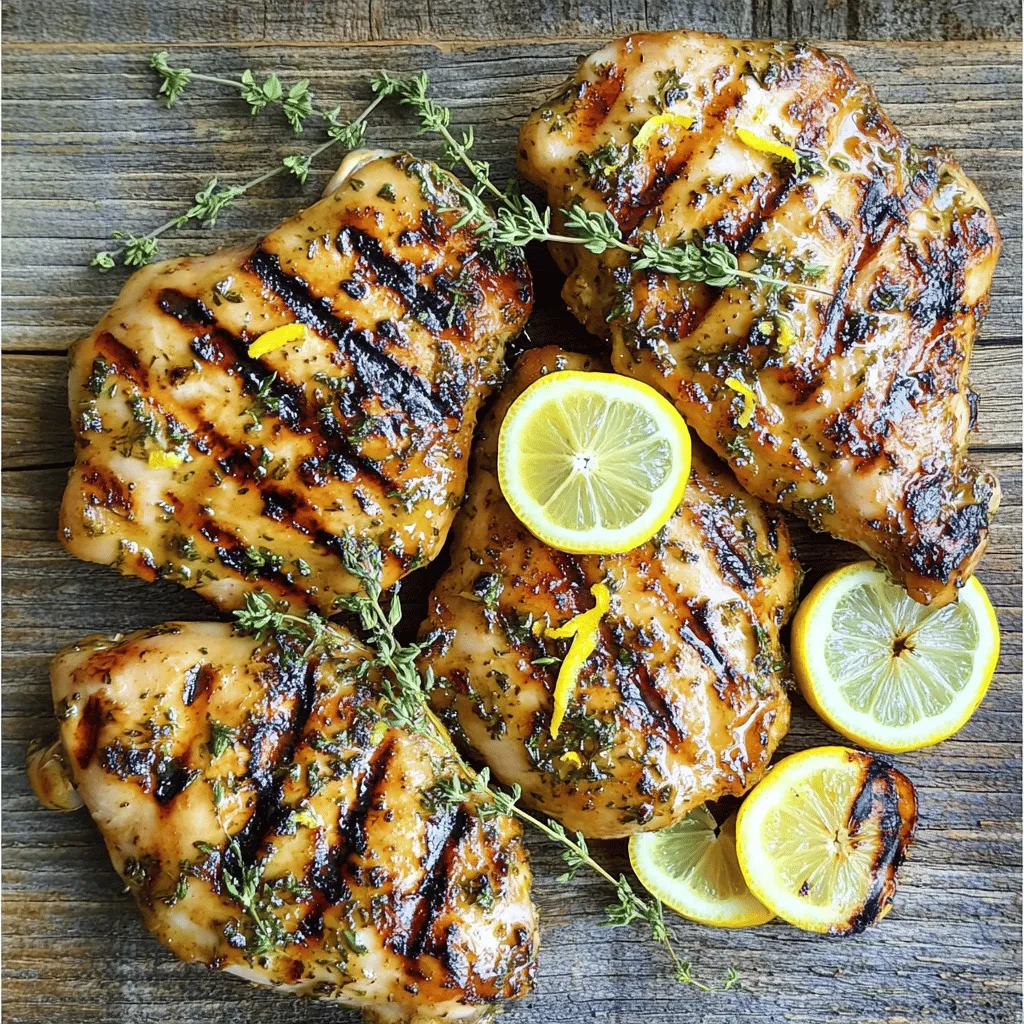 Lemon Thyme Grilled Chicken Fresh and Flavorful Meal