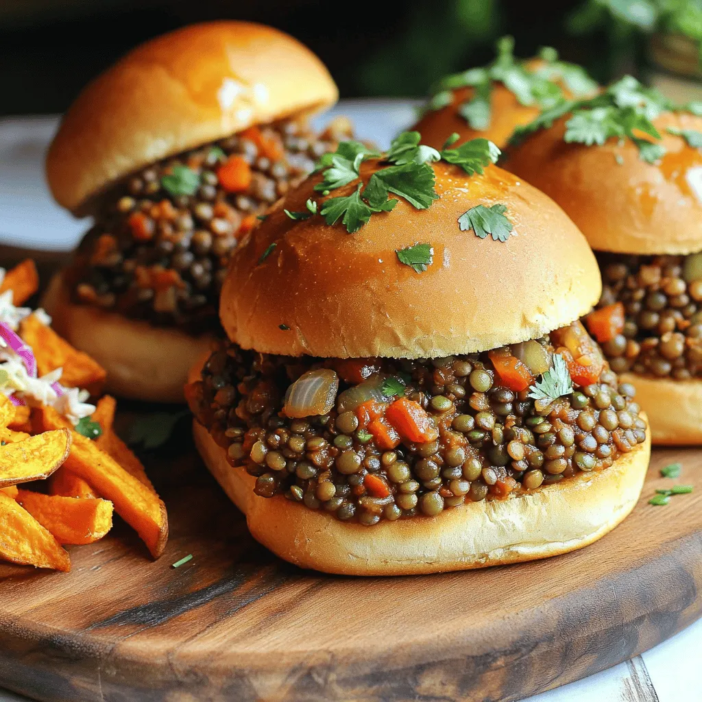 Vegan Lentil Sloppy Joes Tasty and Simple Recipe
