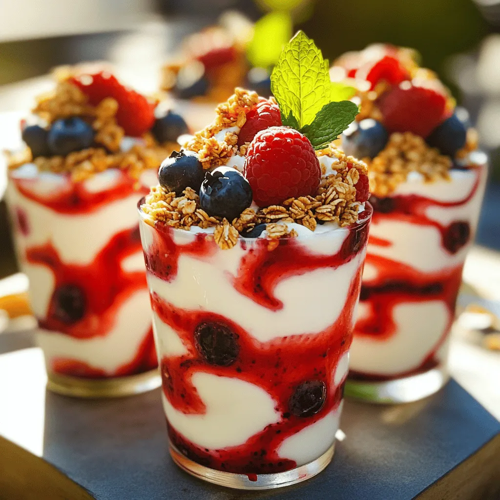 Berry Yogurt Parfait Pops Refreshing Summer Treat