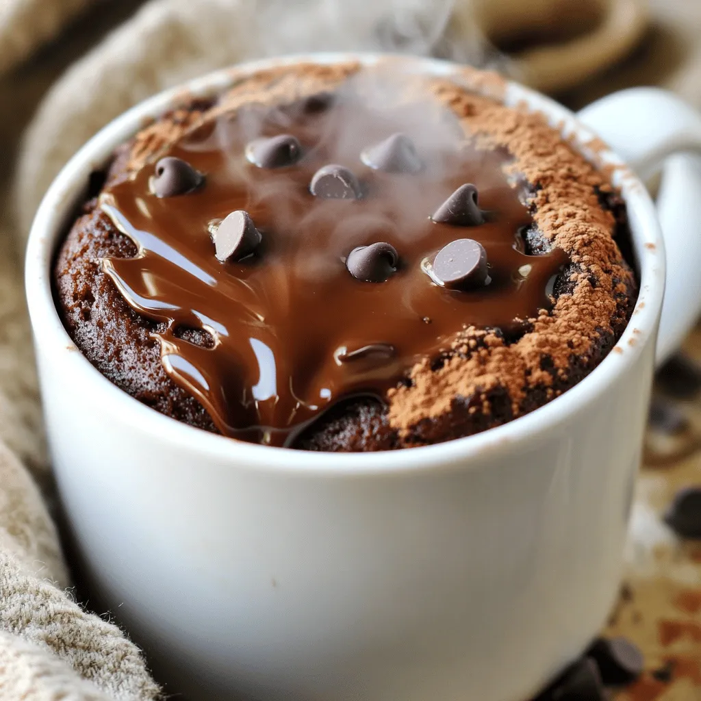 Chocolate Peanut Butter Mug Cake Quick and Tasty Treat