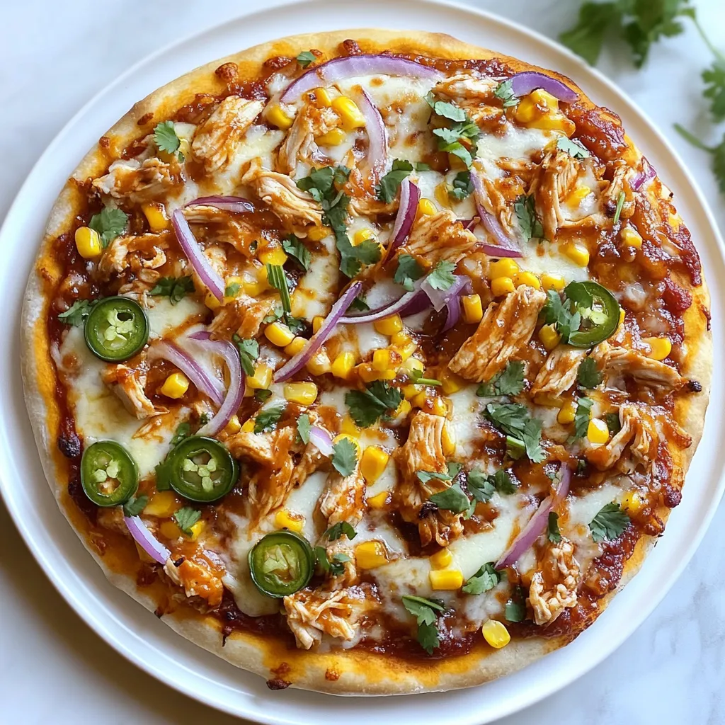 Chipotle BBQ Chicken Pizza Flavorful and Simple Feast