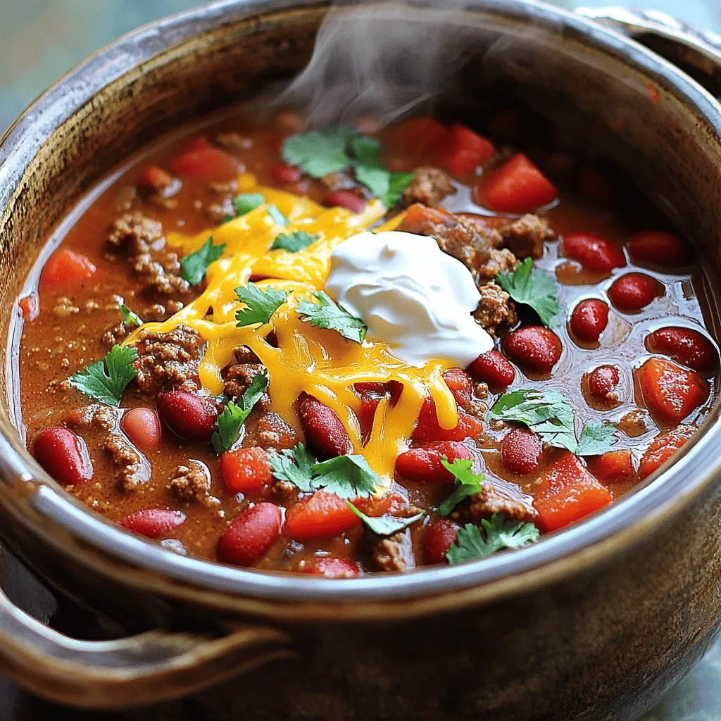 Classic Beef Chili Flavorful and Hearty Delight