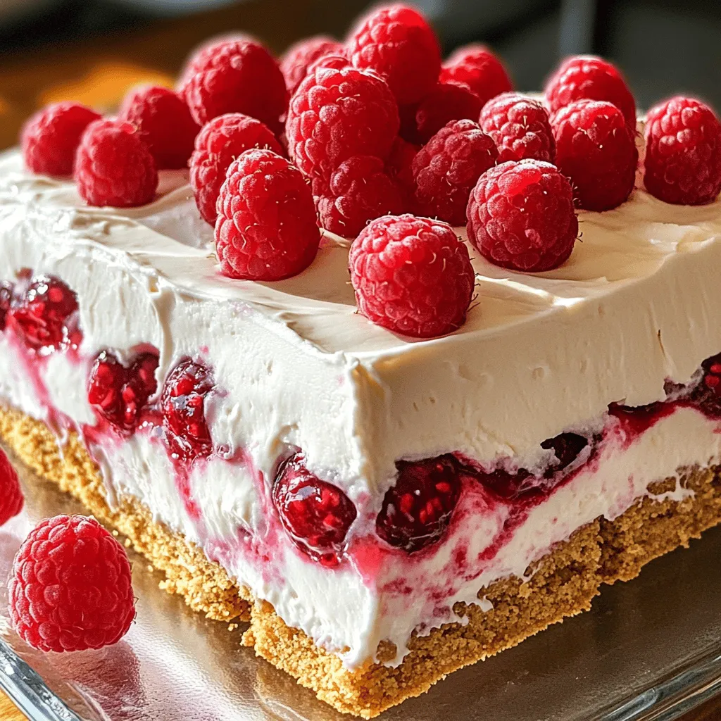 Raspberry Cheesecake Icebox Cake No Bake Delight