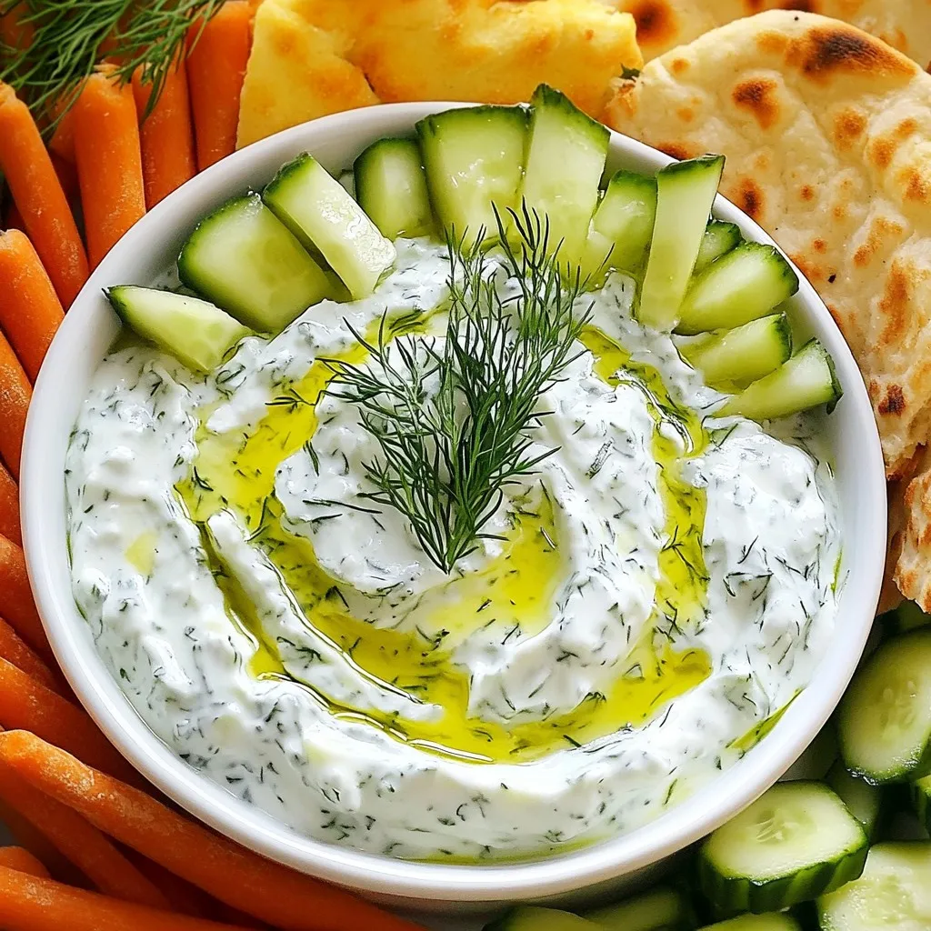 Greek Avocado Tzatziki Dip Flavorful and Fresh Recipe