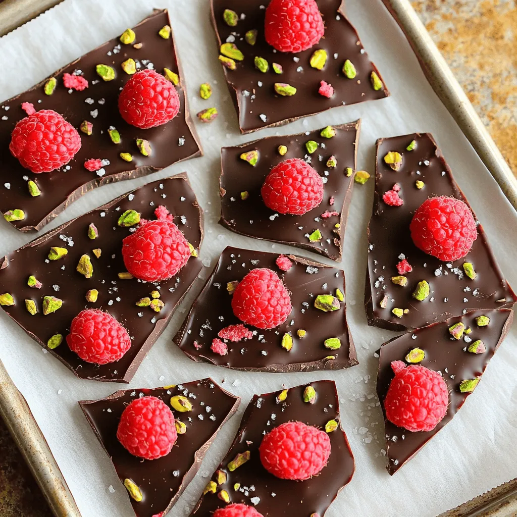Raspberry Dark Chocolate Bark Irresistible Treat Recipe