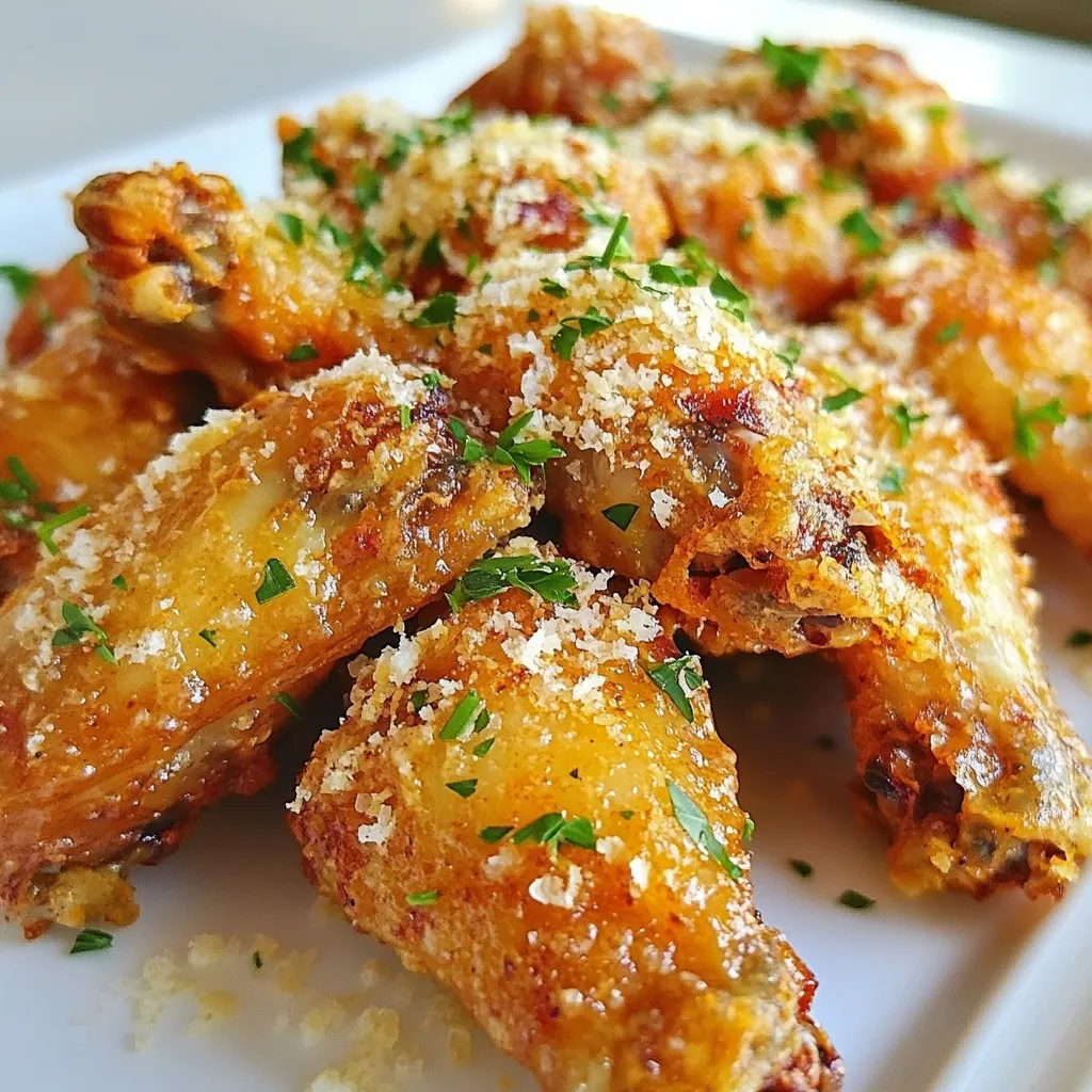 Air Fryer Garlic Parmesan Wings Irresistible Recipe