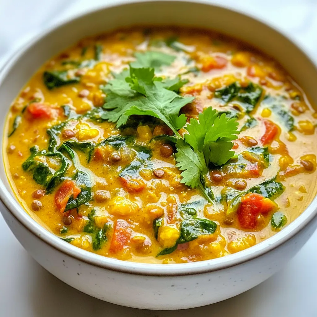 Creamy Coconut Lentil Curry Simple and Tasty Dish