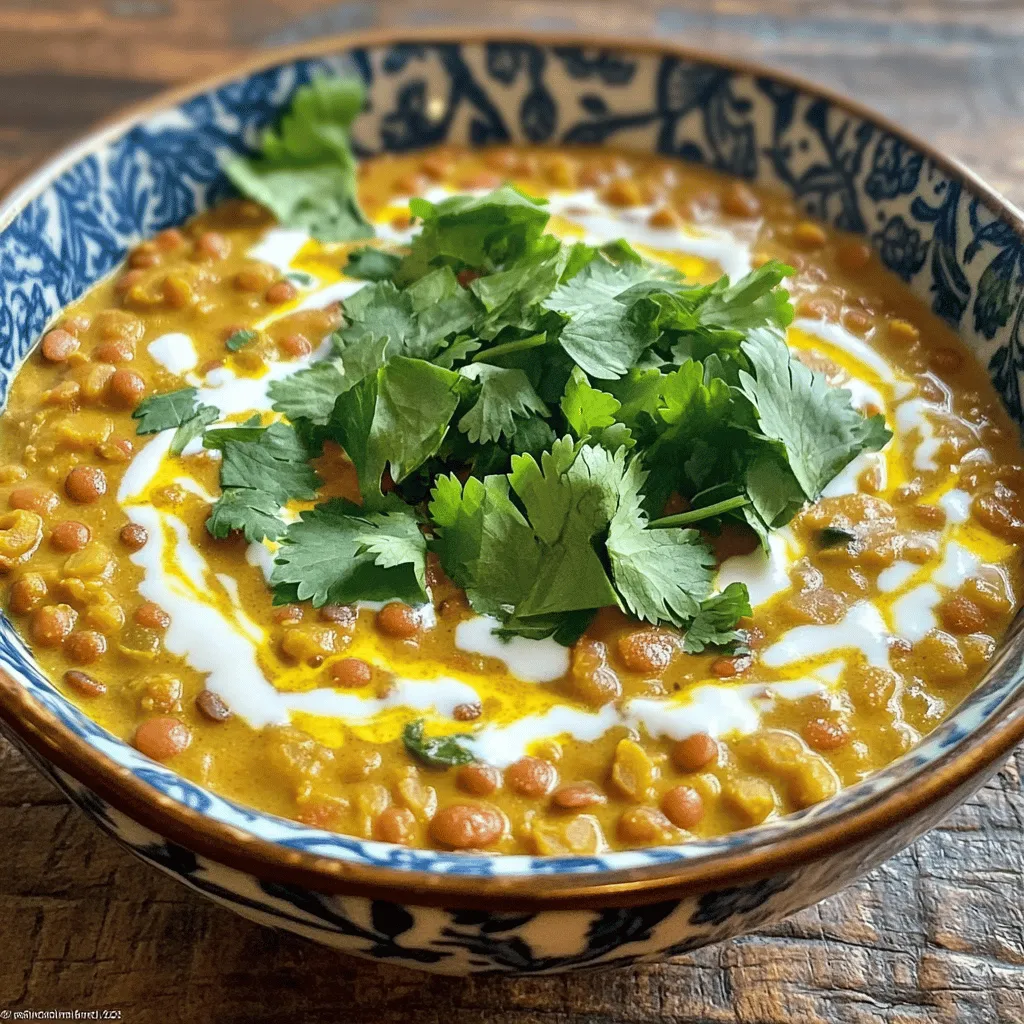 Coconut Curry Lentils Flavorful and Nourishing Meal