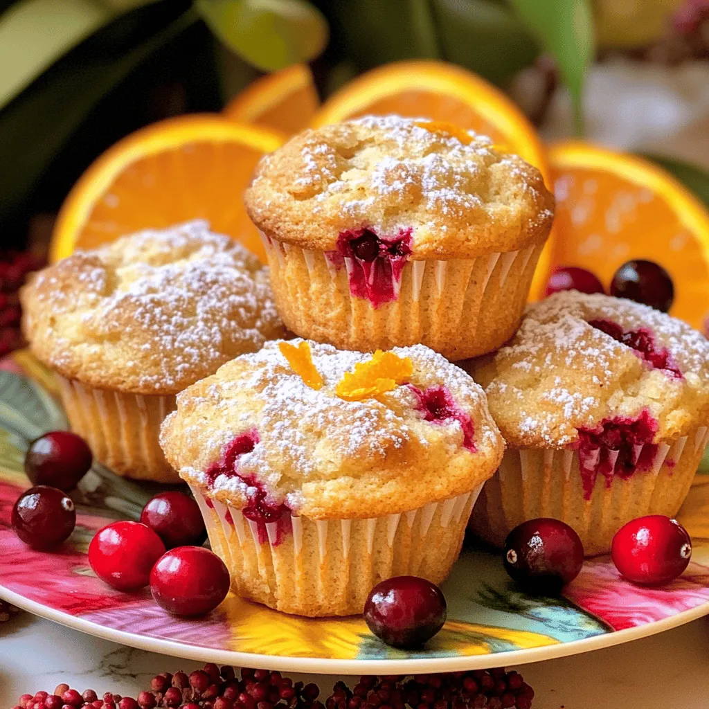 Orange Cranberry Muffin Tops Delightfully Simple Bake