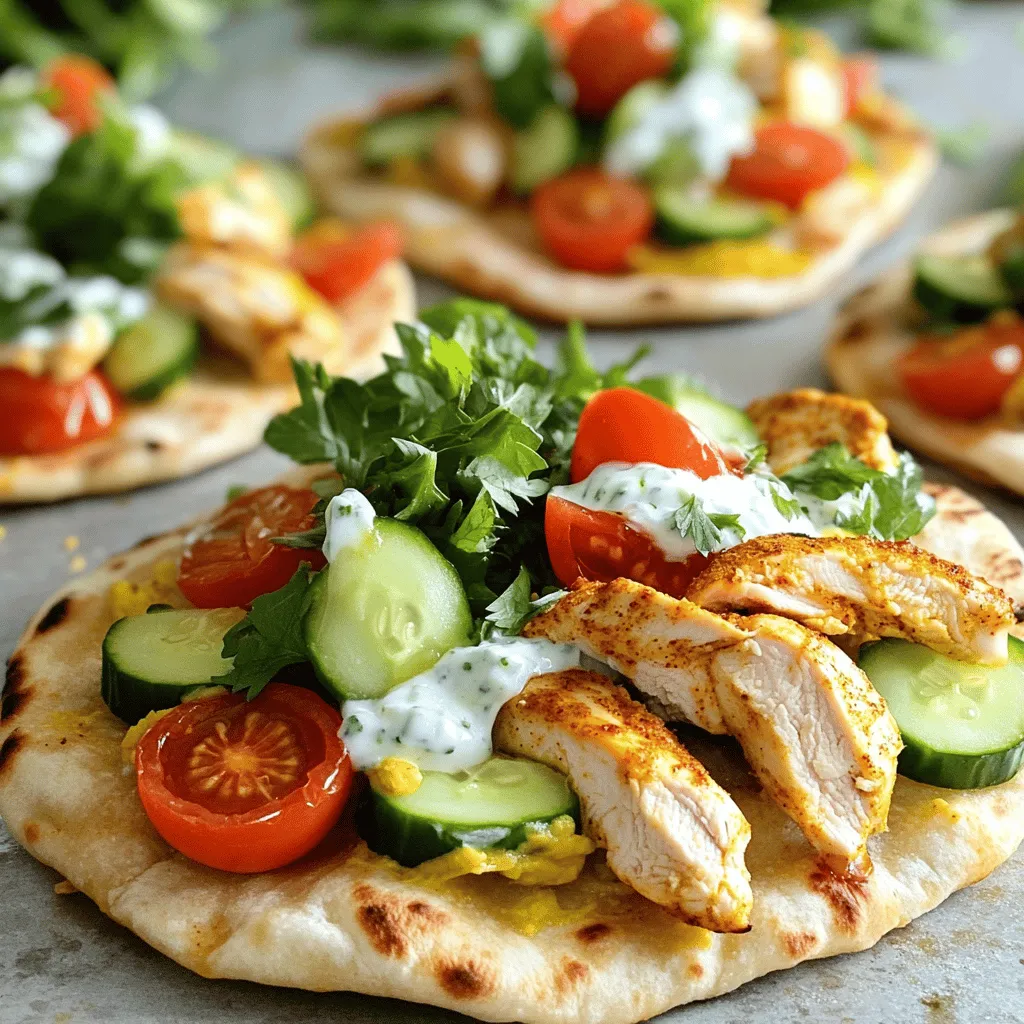 Chicken Shawarma Flatbreads Flavorful and Simple Meal