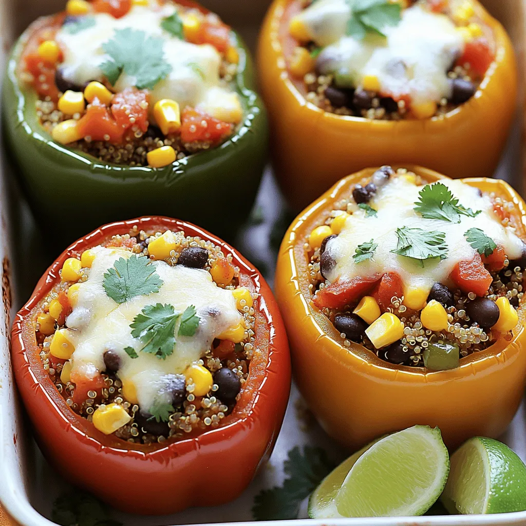 Savory Quinoa Stuffed Peppers Easy and Healthy Meal