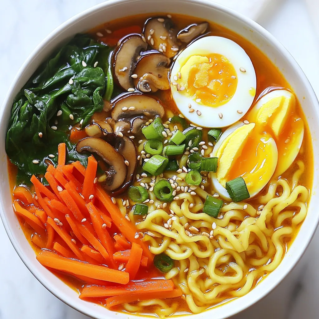 Spicy Sriracha Veggie Ramen Flavorful and Nourishing Dish