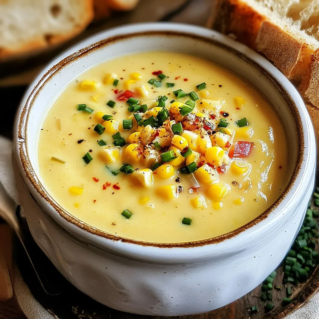 Creamy Corn Chowder Hearty and Simple Recipe Guide
