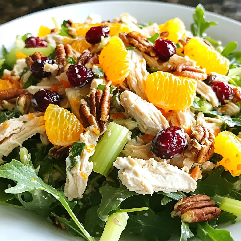 Cranberry Orange Chicken Salad Fresh and Flavorful Dish