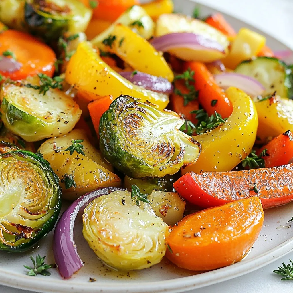 Garlic Herb Butter Roasted Vegetables Simple Delight