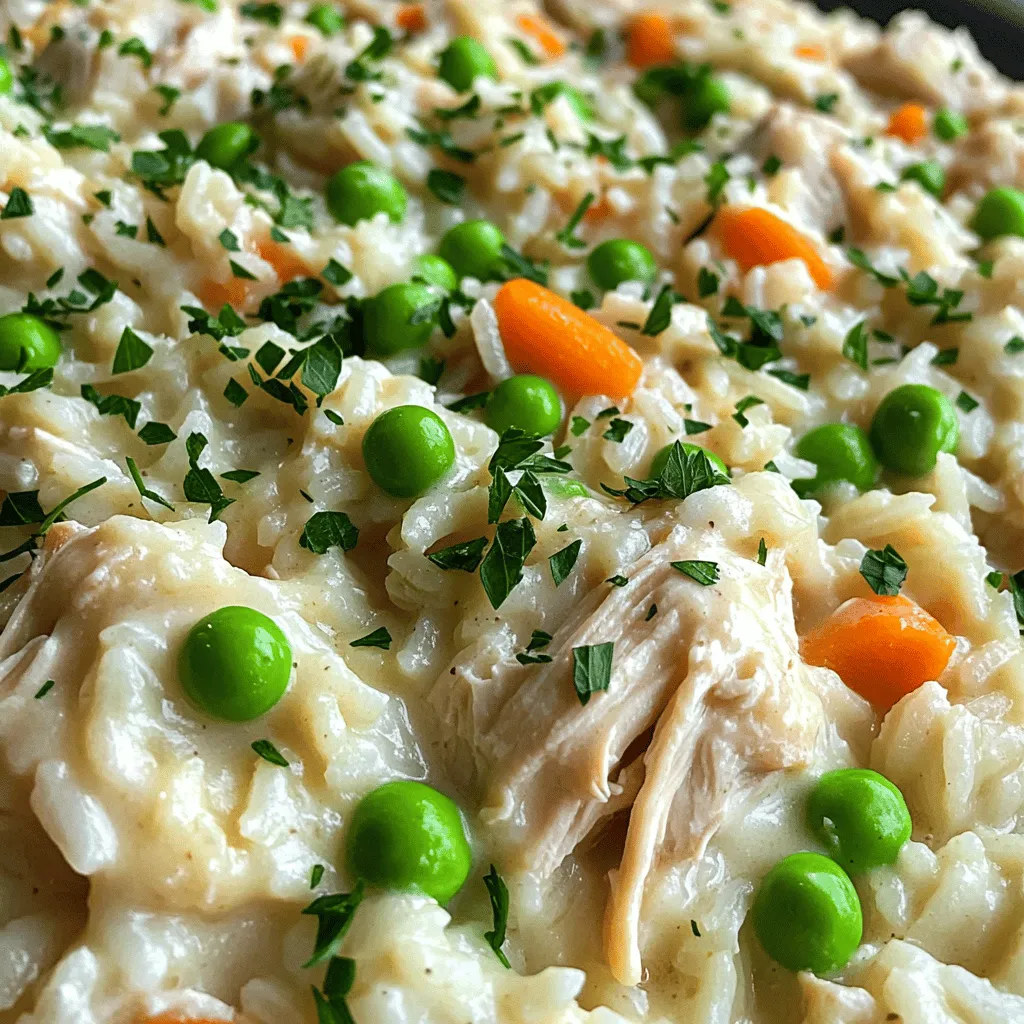 Instant Pot Creamy Chicken and Rice Simple Recipe