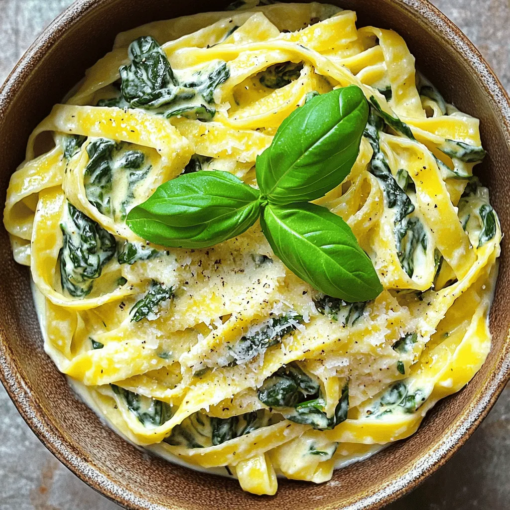 Creamy Spinach and Ricotta Pasta Easy Delightful Meal