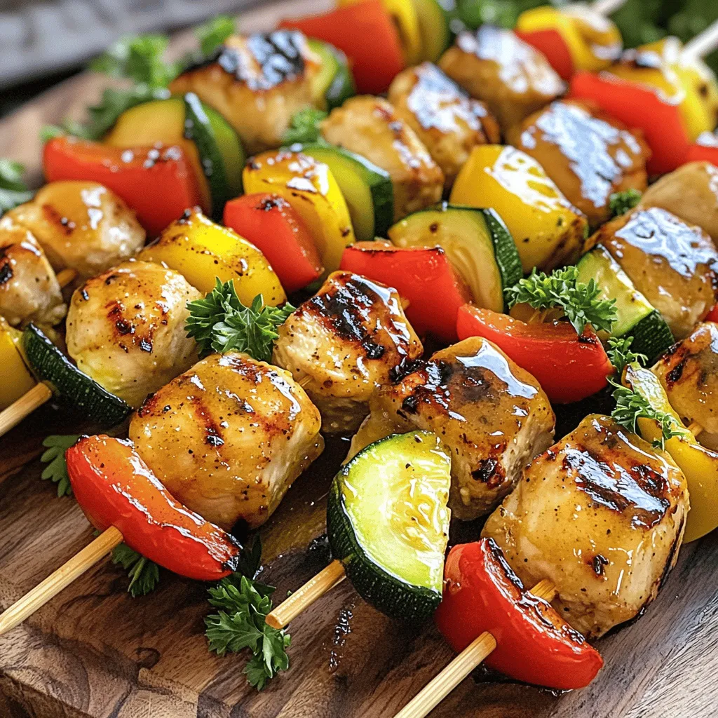Honey Mustard Chicken Skewers Easy Grilling Recipe