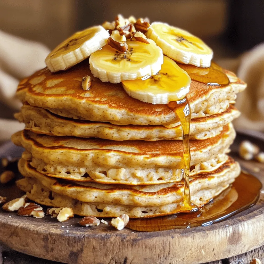 Banana Oatmeal Pancakes Delicious and Easy Recipe