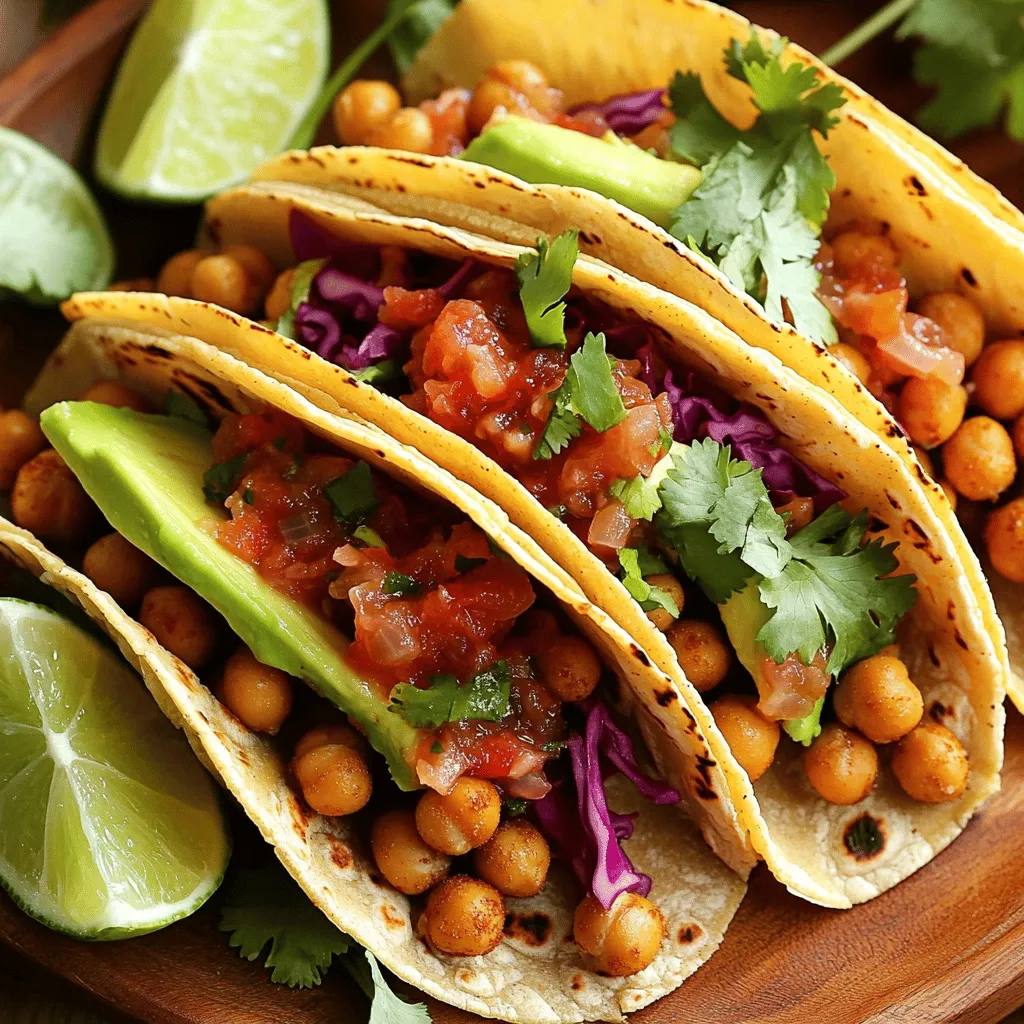 Crispy Chickpea Tacos Flavorful and Easy Recipe