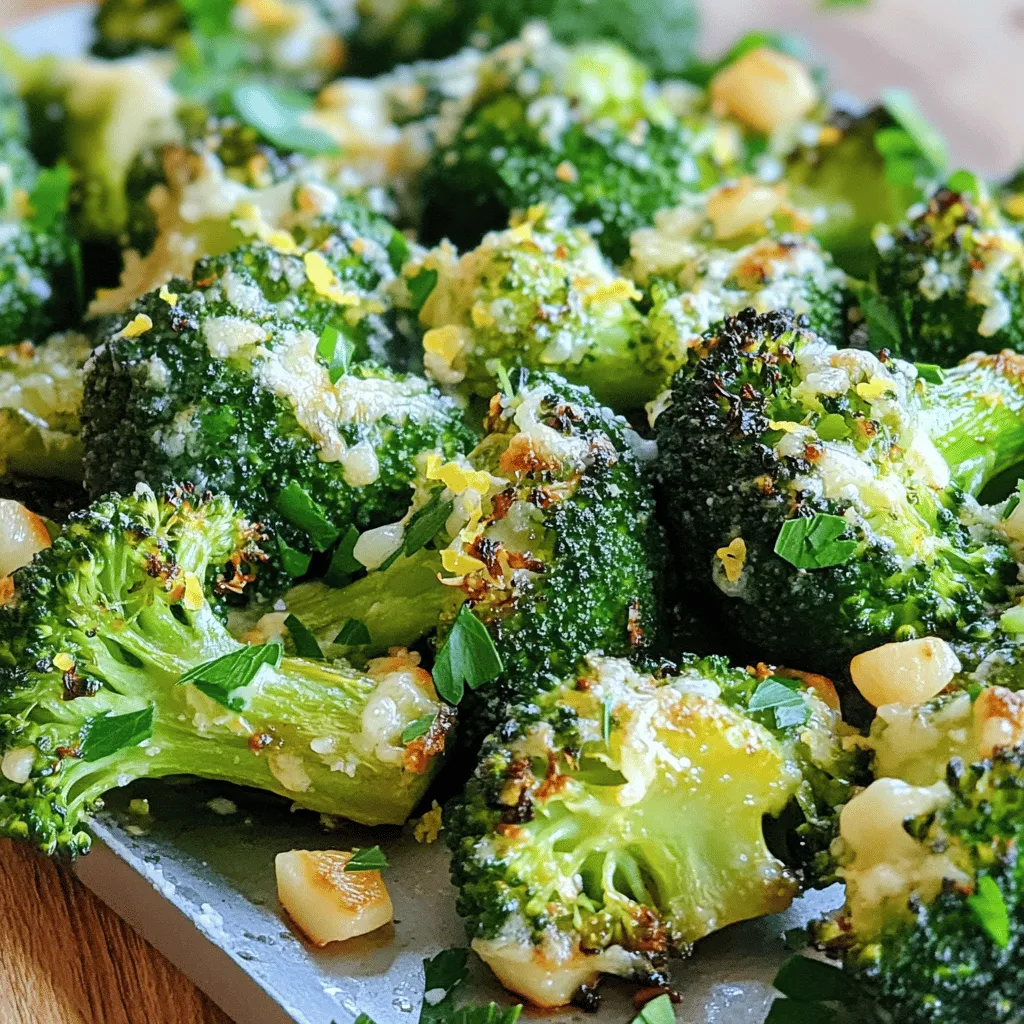 Roasted Garlic Parmesan Broccoli Simple and Tasty Dish