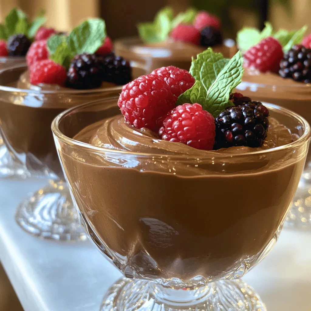 Delicious 69. Chocolate Avocado Mousse Easy Dessert