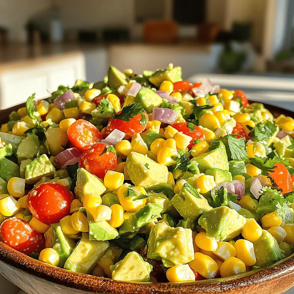 Avocado Corn Salad Fresh and Flavorful Delight