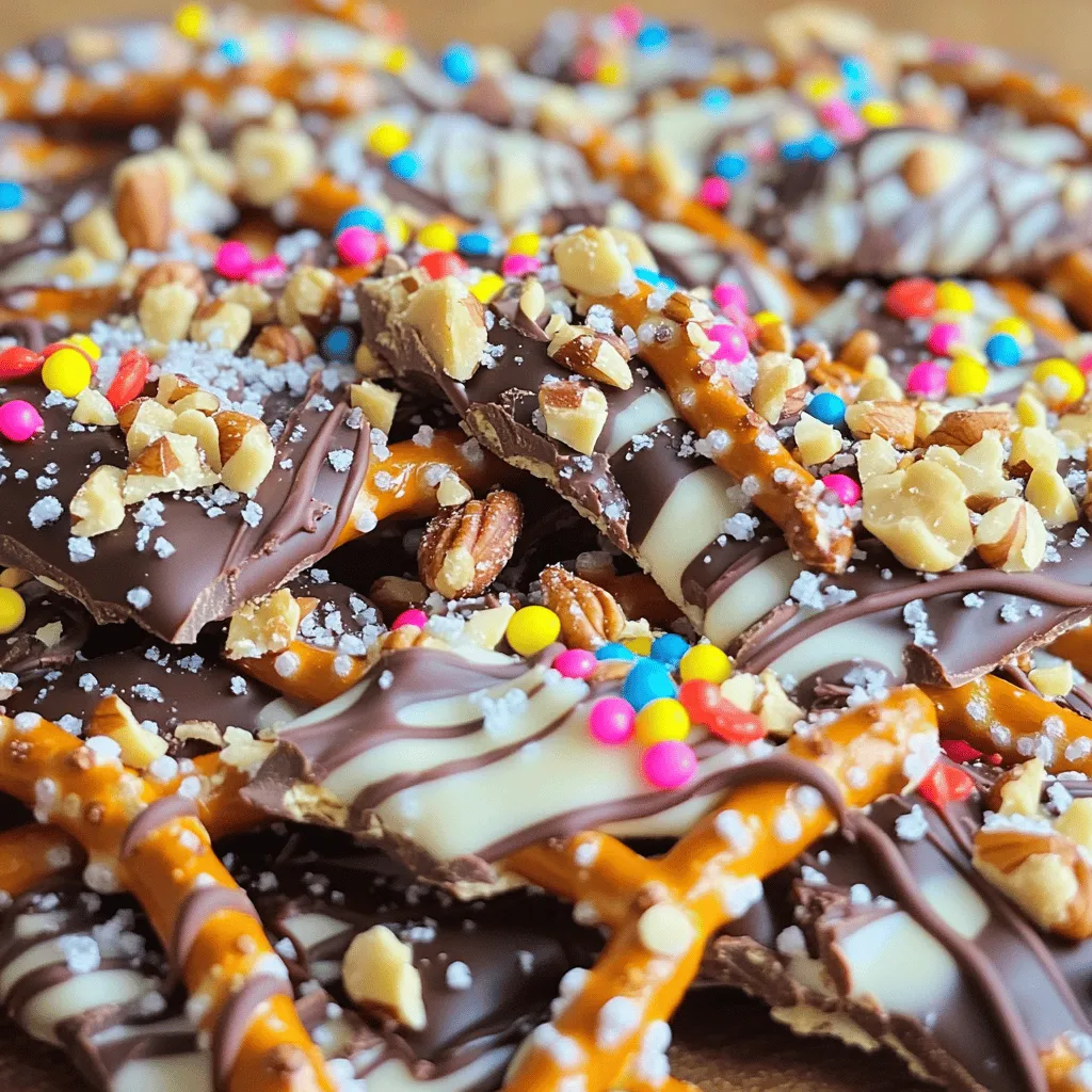 Chocolate Covered Pretzel Bark Easy and Fun Treat