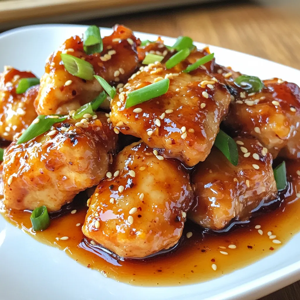 Sweet Chili Garlic Chicken Flavorful and Simple Dish