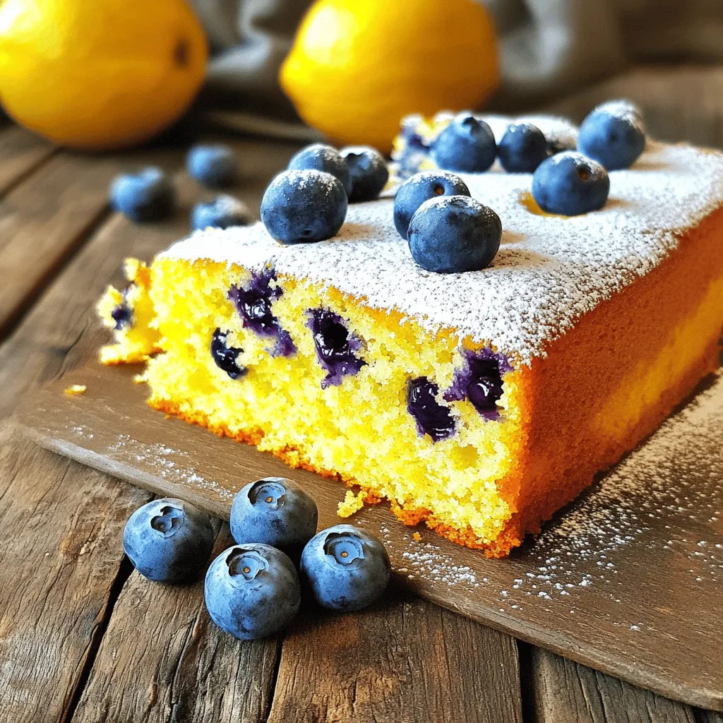 Lemon Blueberry Yogurt Cake Delightful and Simple Treat