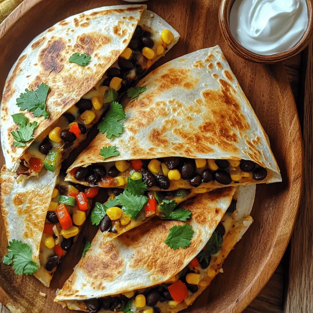 Spicy Black Bean Quesadillas Flavorful and Easy Recipe