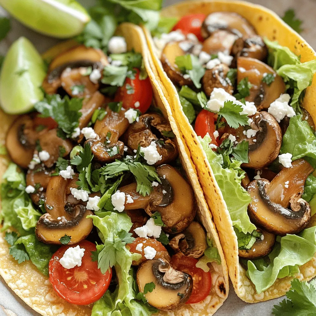 Garlic Butter Mushroom Tacos 20-Minute Flavor Fix
