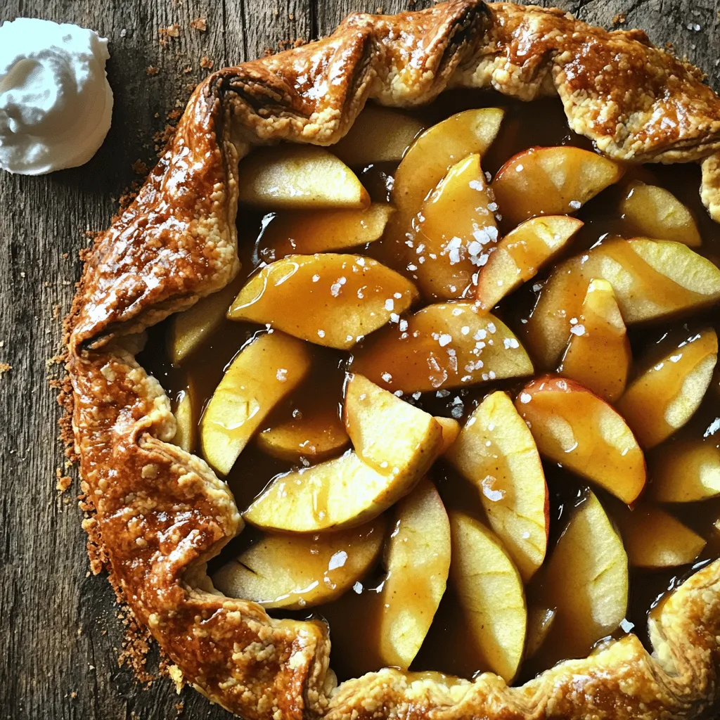 Salted Caramel Apple Galette Simple Autumn Delight