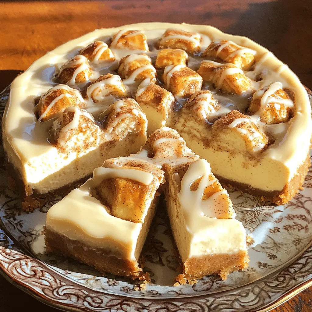 Cinnamon Roll Cheesecake Flavorful and Easy Recipe