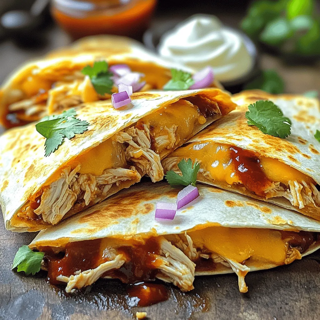 Easy BBQ Chicken Quesadillas Quick and Tasty Meal