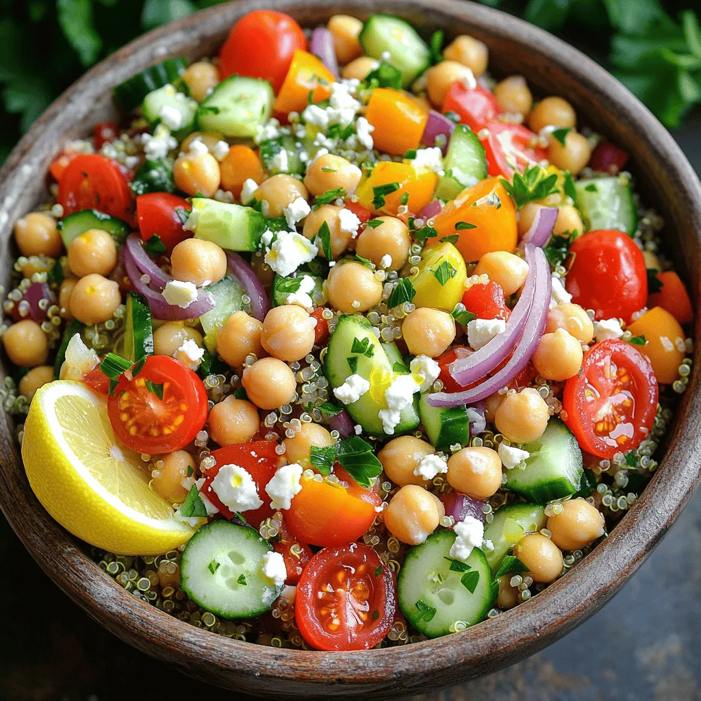 Mediterranean Quinoa Salad Fresh and Flavorful Dish