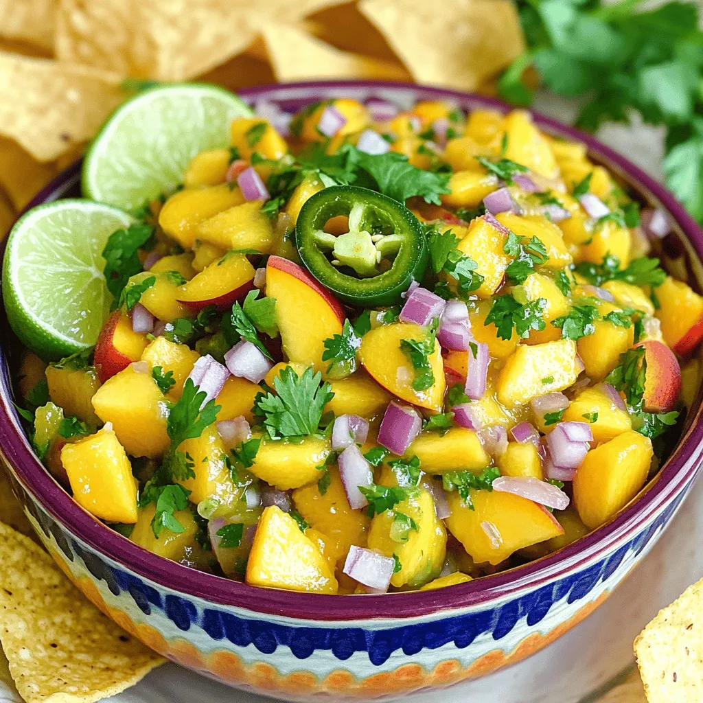 Peach Mango Salsa Fresh and Flavorful Dip Recipe