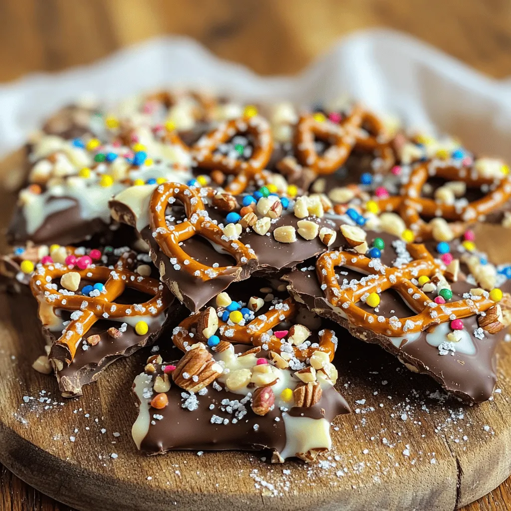 Chocolate Covered Pretzel Bark Irresistible Treat Recipe