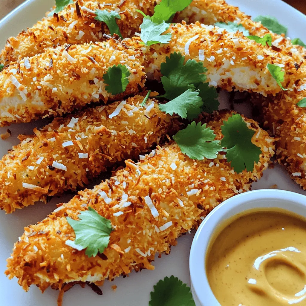 Crispy Coconut Chicken Tenders Perfect for Dinner