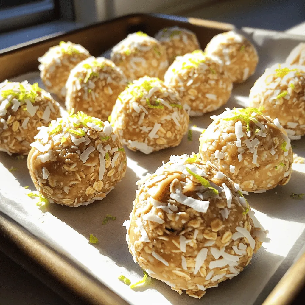 Coconut Lime Energy Balls Energize Your Snack Time