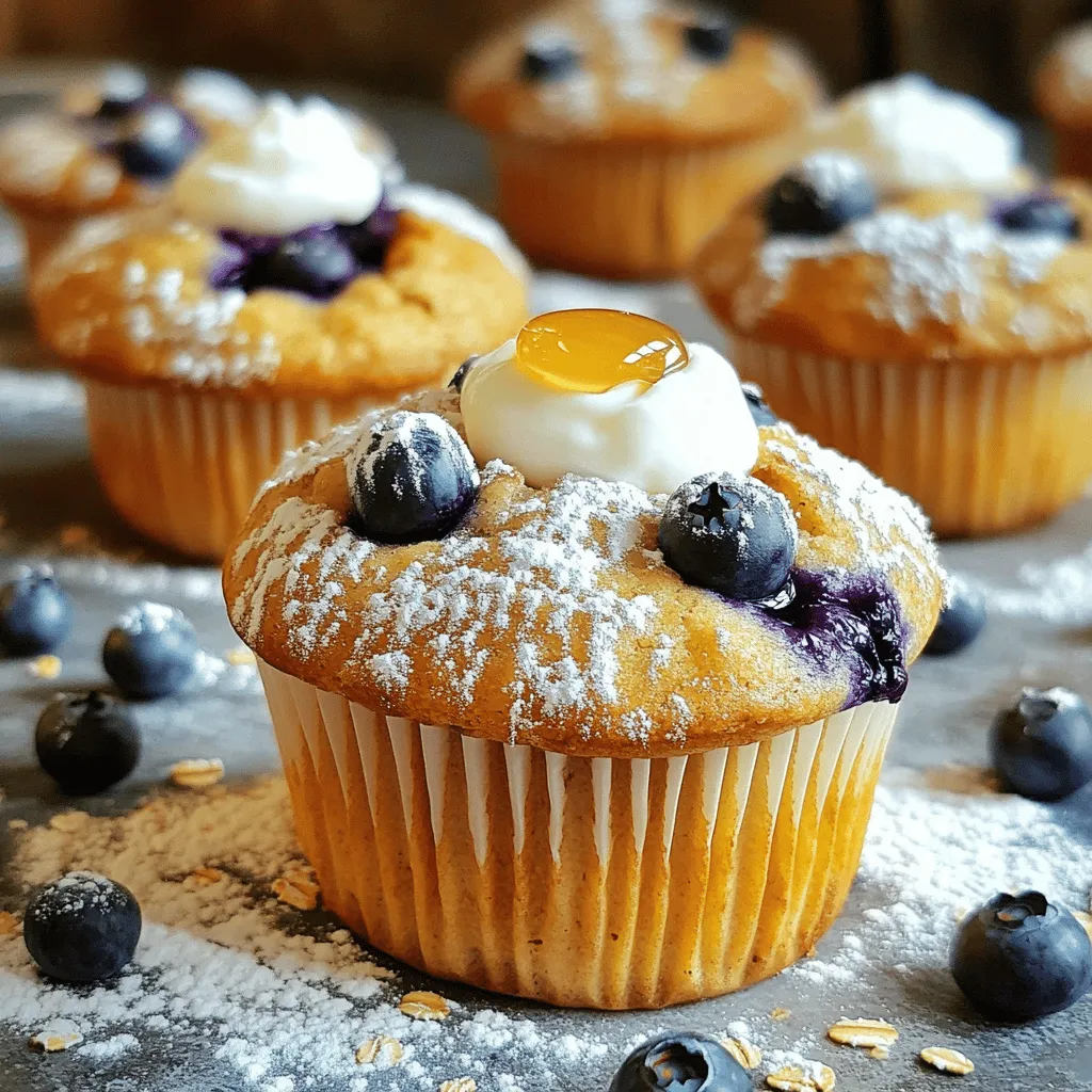 Blueberry Banana Oat Muffins Simple and Nutritious Treat
