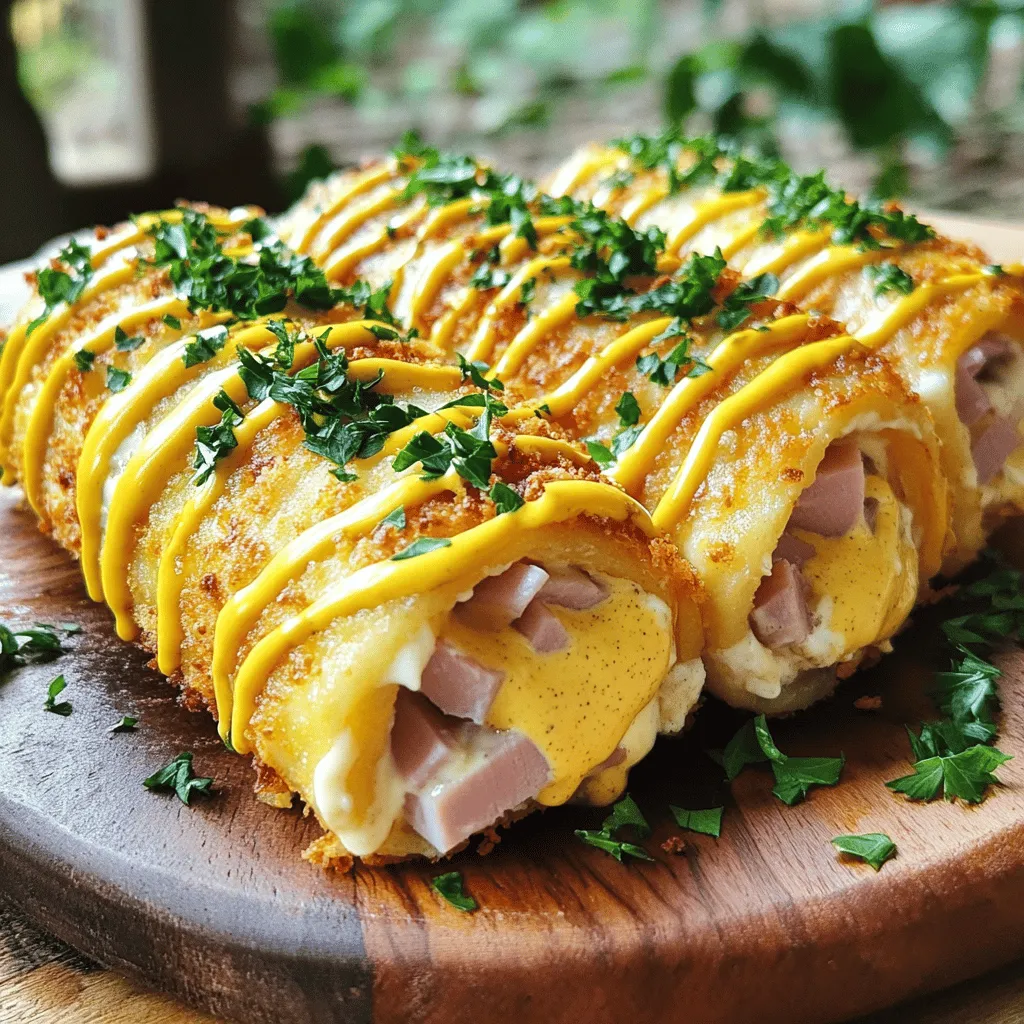 - 4 boneless, skinless chicken breasts - 8 slices of ham (preferably thinly sliced) - 8 slices of Swiss cheese - 1 teaspoon garlic powder - 1 teaspoon onion powder - Salt and pepper to taste