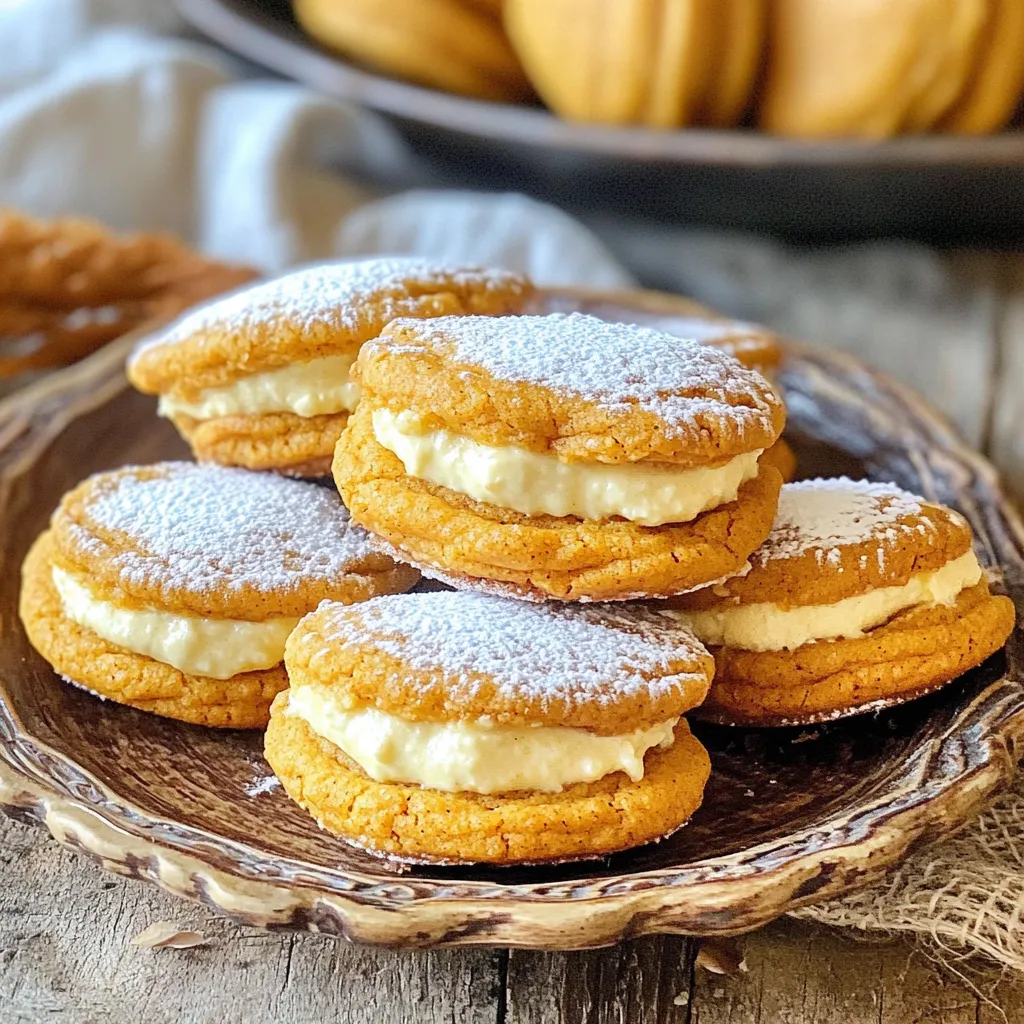 Pumpkin Spice Cheesecake Stuffed Cookies Delight