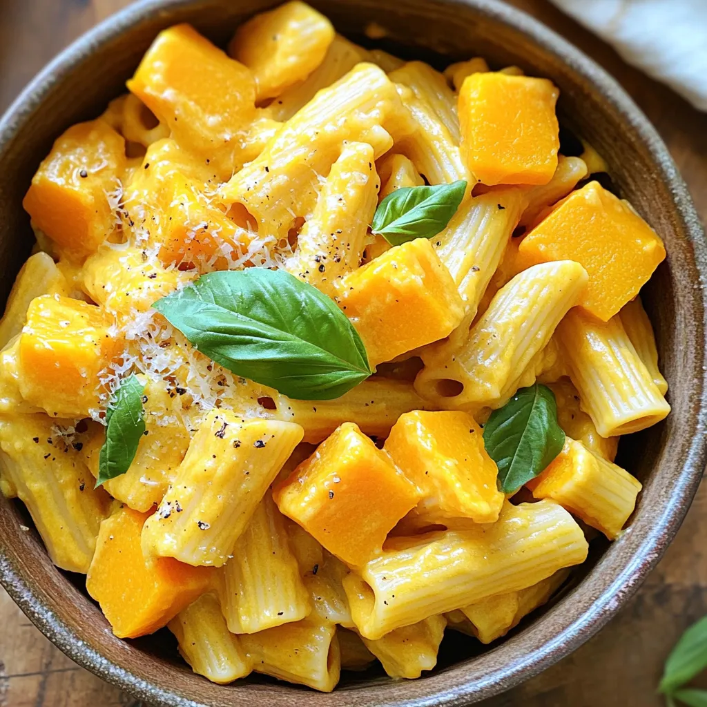 One-Pot Creamy Butternut Squash Pasta Delight