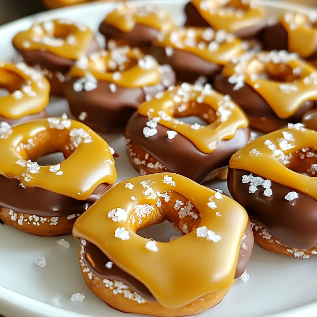 Chocolate Caramel Pretzel Bites Easy Sweet Snack