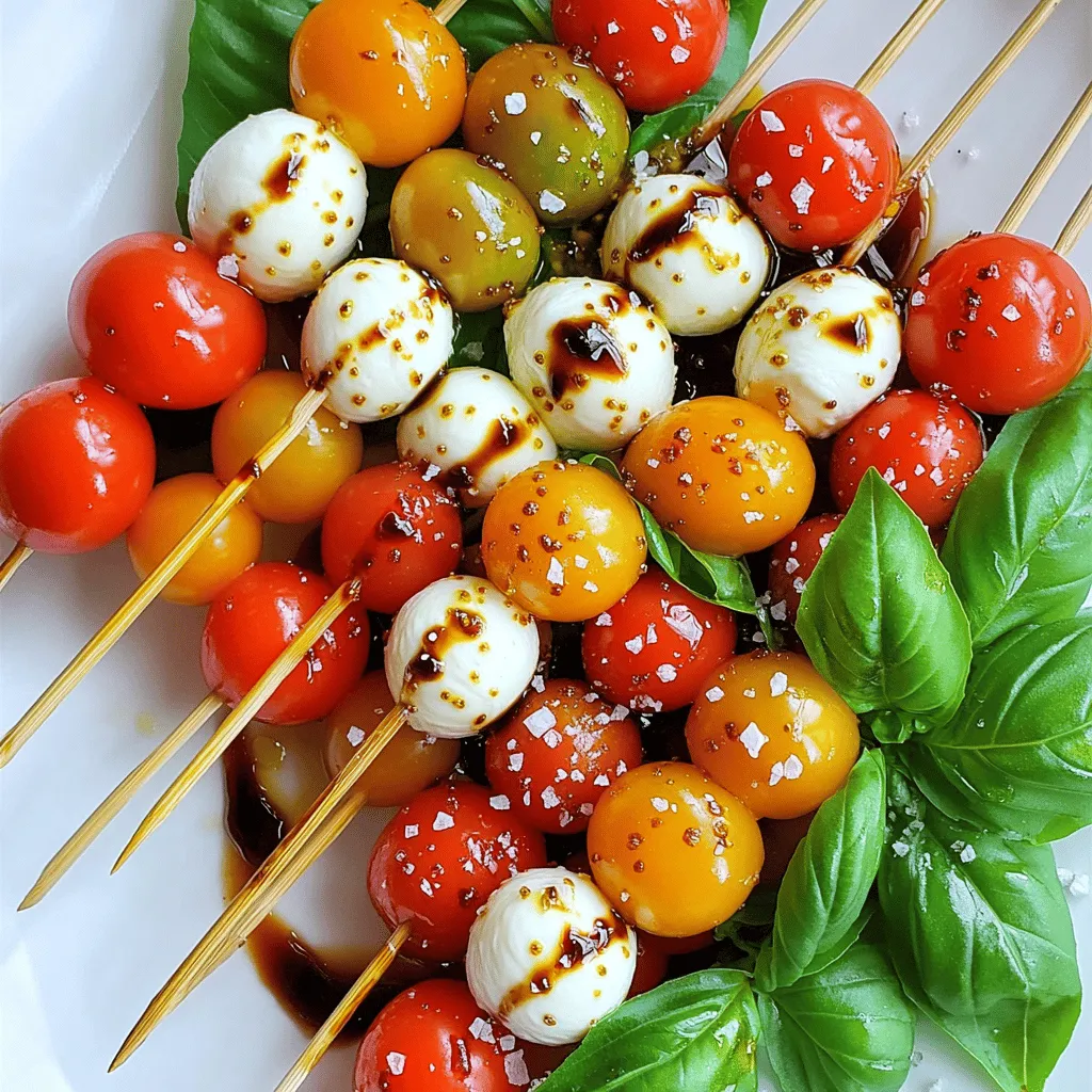 Tasty Tomato Basil Mozzarella Skewers Recipe Guide