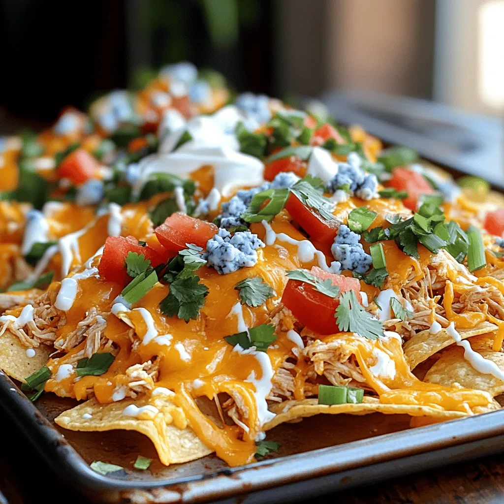 Loaded Buffalo Chicken Nachos Irresistible Game Day Snack