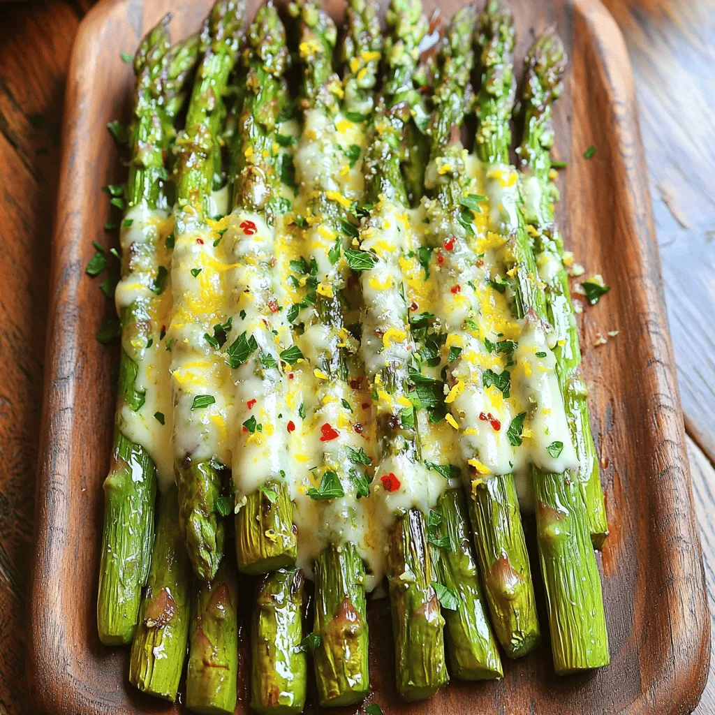 Garlic Parmesan Roasted Asparagus Easy Side Dish